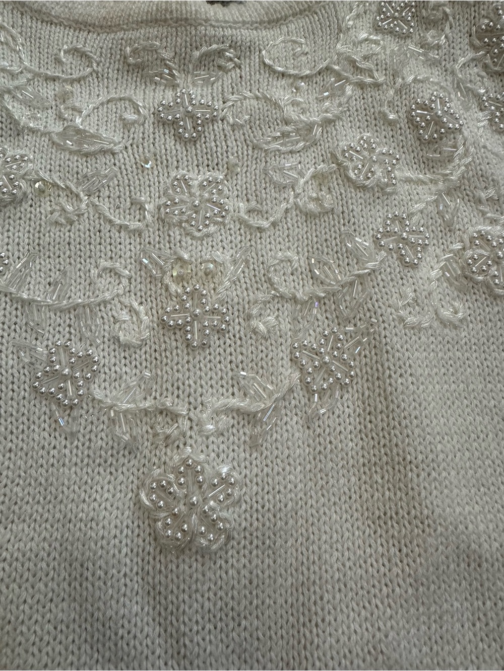 Jaclyn Smith Vintage Beaded Sweater - Picture 6 of 7